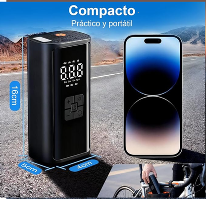 Inflador de neumáticos portátil
